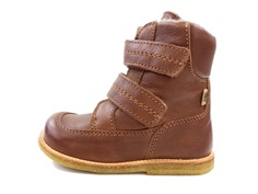 Bisgaard winter boot Eliah tan with velcro and TEX